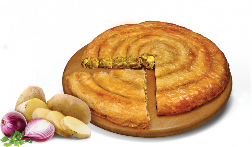 Motaný burek s bramborem a cibulí - VEGAN (900 g)