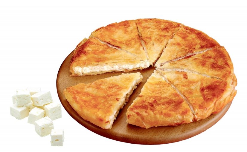 Skládaný burek s čerstvým sýrem - velký (1150 g)