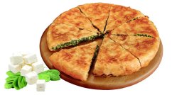 Skládaný burek s čerstvým sýrem a špenátem - velký (1150 g)