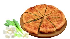 Skládaný burek s čerstvým sýrem a pórkem - velký (1150 g)
