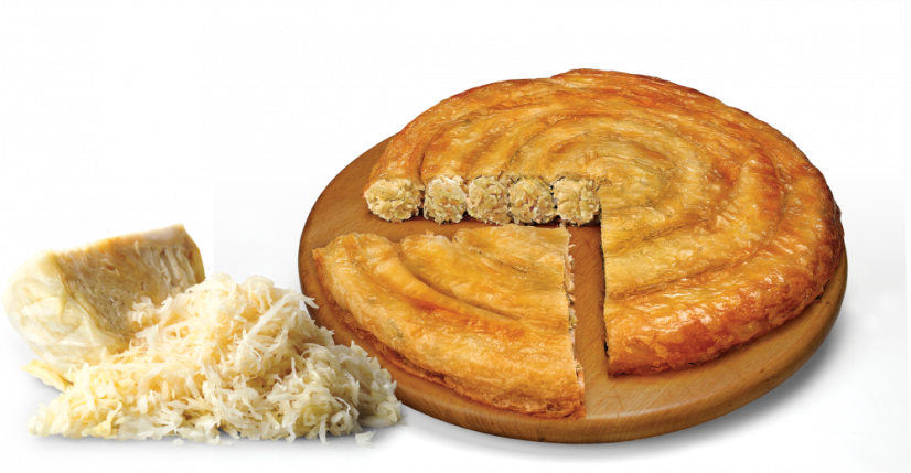Motaný burek se zelím a cibulí - VEGAN (1150 g)